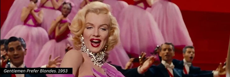 Gentleman Prefer Blondes *1953) in technicolor