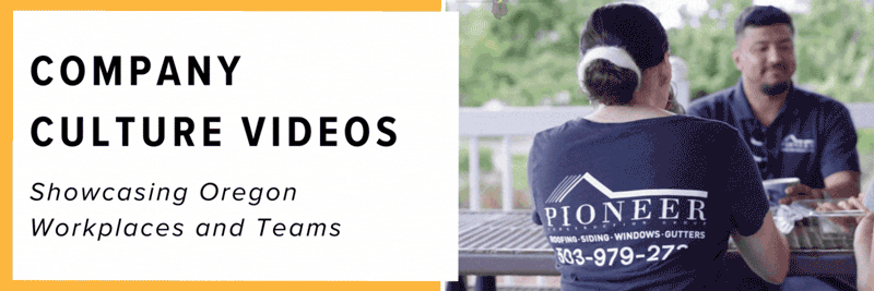company culture videos showcasing Oregon workplaces and teams